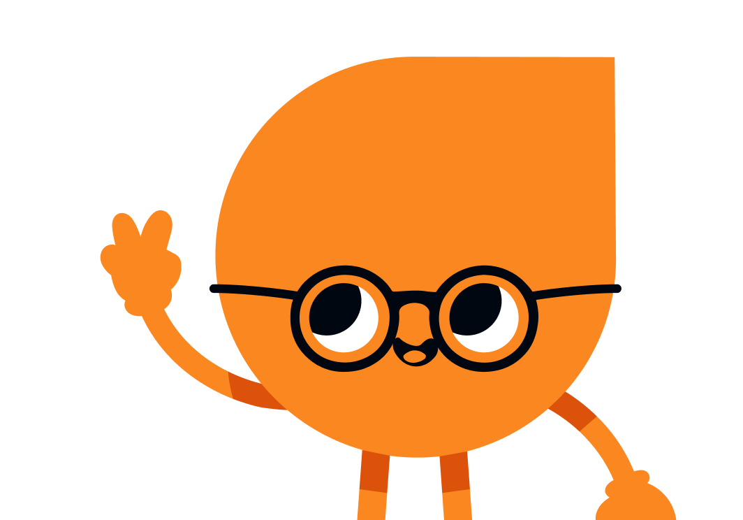Artie waving